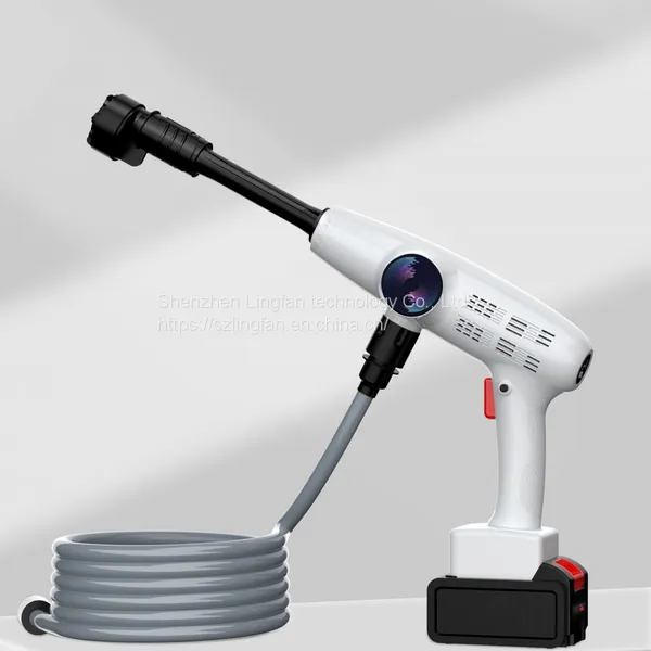 Portable Wireless High-pressure Water Gun Vehicle Wash Wash Water Flowers Pet Wash Sprinkle Pesticide Fertilizer CW09 Brushless Motor