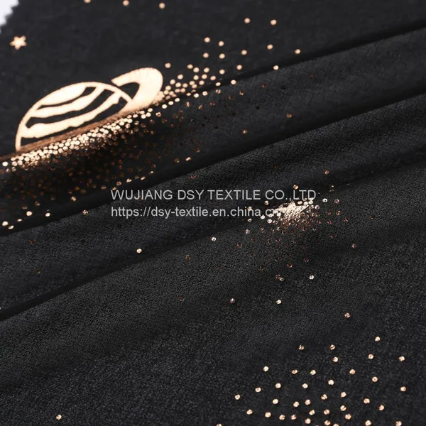 Polyester Chiffon Fabric Gilding of Compound Silk Chiffon photo-3