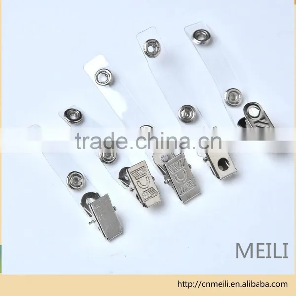 Plastic Metal id Badge Holder Clip