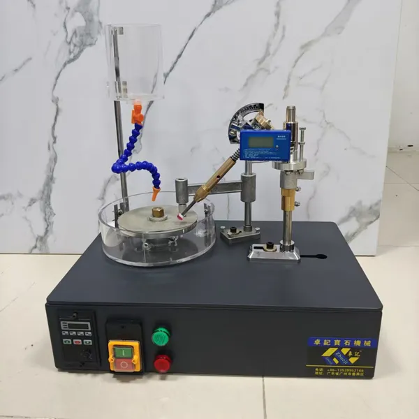 750W Permanent Magnet Motor Gem Grinding & Polishing Machine / Jewelry Faceting Equipment for Ring Gemstone Shaping. photo-5