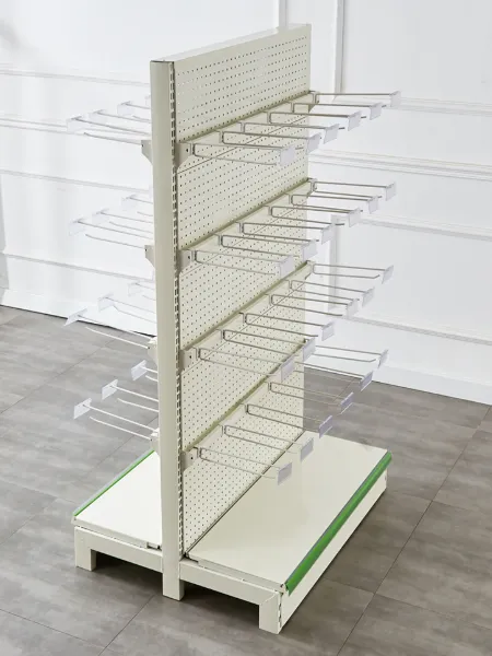 Customized Metal Floor Shelves Pegboard for Tools Shops Product Tools Display Racks photo-5