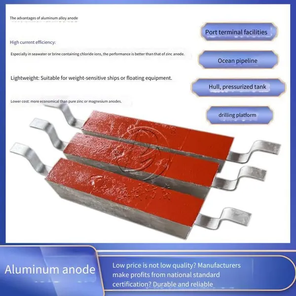 Supply of Aluminum Alloy Sacrificial Anodes, Aluminum Alloy Anodes, Aluminum Anodes for the Inner Wall of Storage Tanks, Libo Anti - Corrosion photo-3