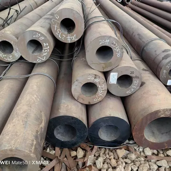 Extra Thick-walled Hollow Round Tube, Drilled From Round Steel, Sizes 115*40, 45# Steel, Also Available in 120*50, Can be Cut and Sold Retail photo-5