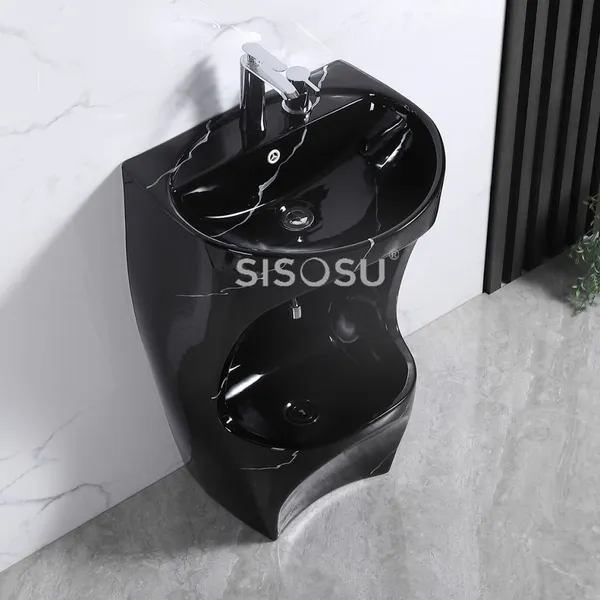 WU11 DUAL LEVEL WUDU BASIN PRO (BLACK MARBLE)