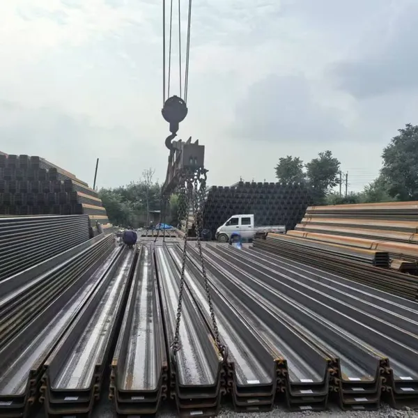 U-Shaped Cold-Formed Galvanized Hot-Rolled Steel Sheet Piles Q235B Grade AiSi Standard Model N-008 Steel Sheet Pile photo-5