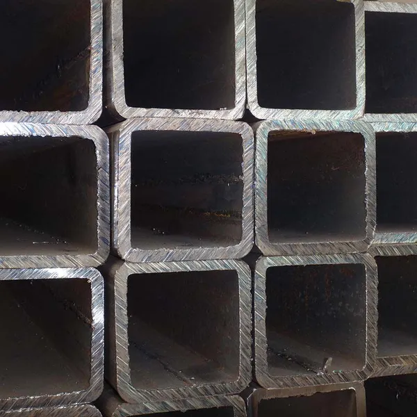 High Quality Raw Materials Hollow Black Square Tube Firm Hard Carbon Steel Erw Pipe photo-2