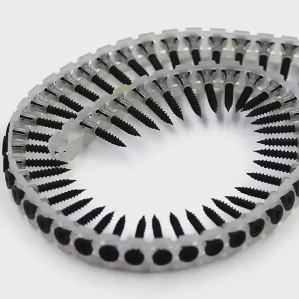 High Quality Collated Drywall Screws Yellow Zinc Fine Thread Plastic Strip With Consistent Quality Control, Factory Wholesale Price photo-4