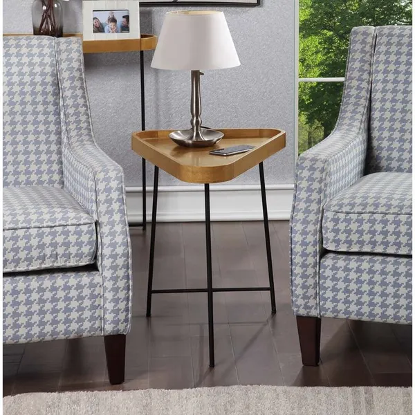 Modern Triangle End Table for Hotel Room photo-3