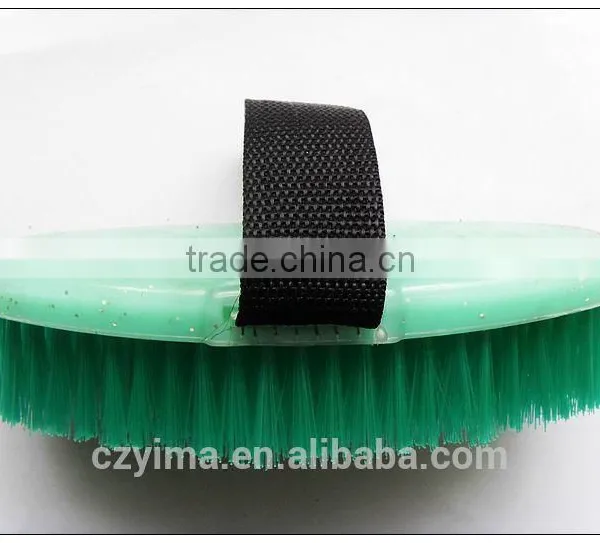 Glitter Horse Body Brush With Soft Cover photo-2