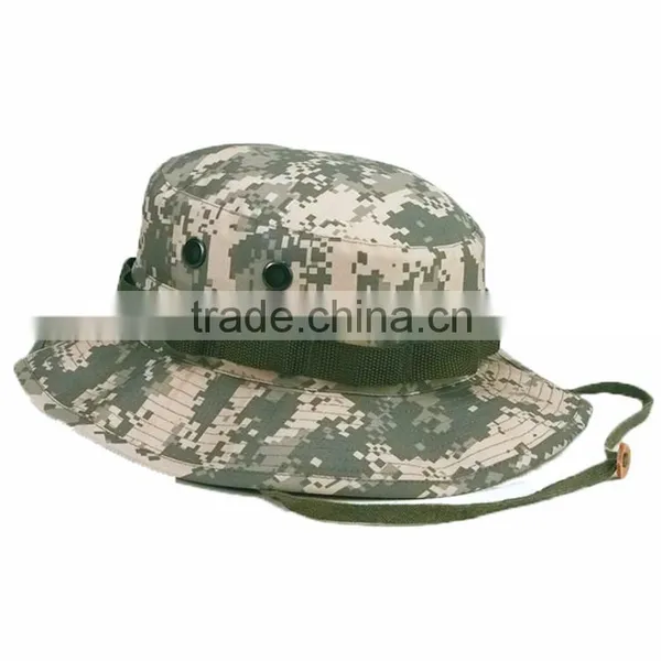 Mens Fashion Custom Design Blank Military Boonie Hat photo-5
