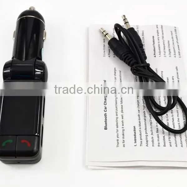 Bluetooth FM Transmitter Used In The Car,Fashion Apperance Bluetooth Adapter With Competetive Price. photo-5
