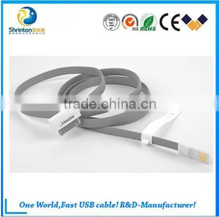 Reasonable Price Assorted Colors Remax USB Data Cable for Apple Iphone4 Otg Cable photo-3