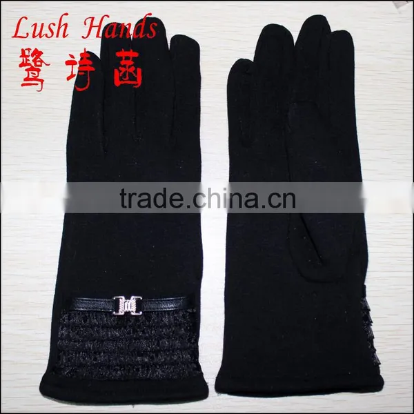 Cheap Fashion Woman Mirco Velvet Hand Gloves