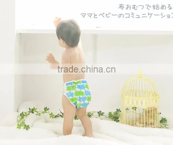 Diaper Manufacturer Japanese Wholesale Product High Quality Cloth Nappies Japan Cover for Newborn Baby Polyester 100% 2pcs Set photo-3