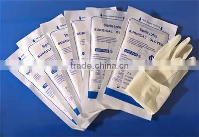 Powder Free Sterile Latex Surgical Gloves
