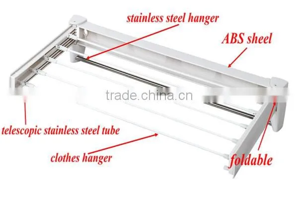 Bathroom Accessories Wall Mount Steel Wire Towel Dryer photo-2