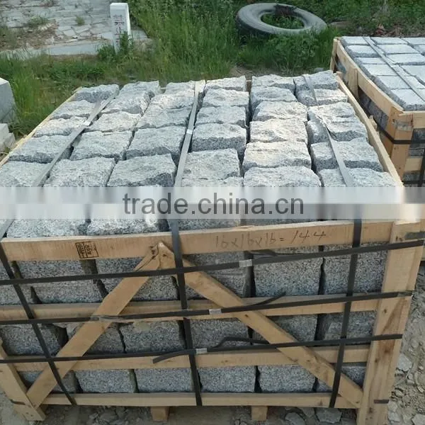 G341 Grey Granite Cube Stones for Sale photo-2