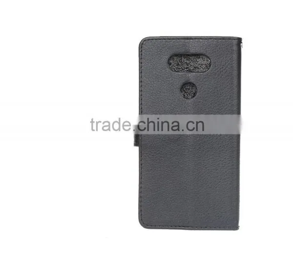 MMT Litchi Grain Wallet Leather Flip Case for LG G5 Photo Frame Holder Leather Case With Card Slot for LG G5 photo-2