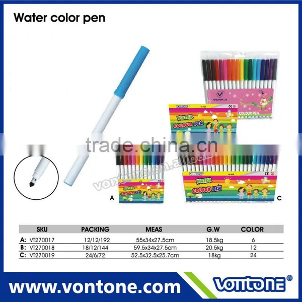 Promotional Plastic Water Colour Pen for Children