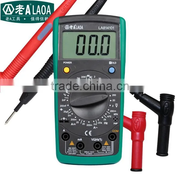 LAOA Multifnction Digital Multimeter With Temperature Multimeter With Battery Tester Multimeter With Auto-range photo-3