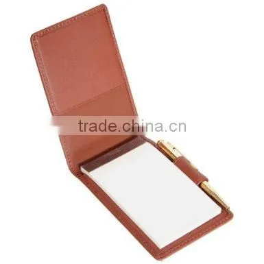 Factory Wholesale Fashion Multi-color Small Simple Leather Custom Mini Notepad Holder photo-4