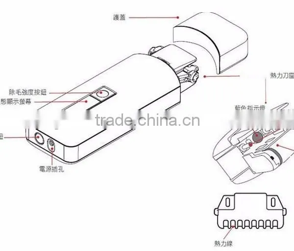 New Arrival Heated Electric Hair Removal Machine Epilator For Personal Care Quality Choice photo-4