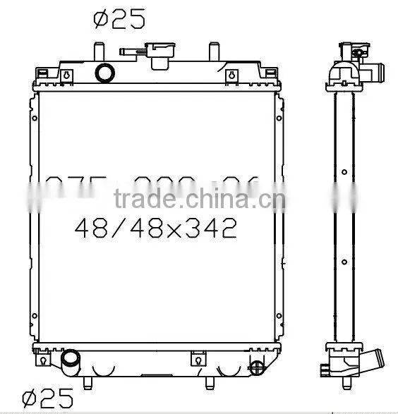 Auto Radiator(suitable for :Max 98-/Mira/Move MT)