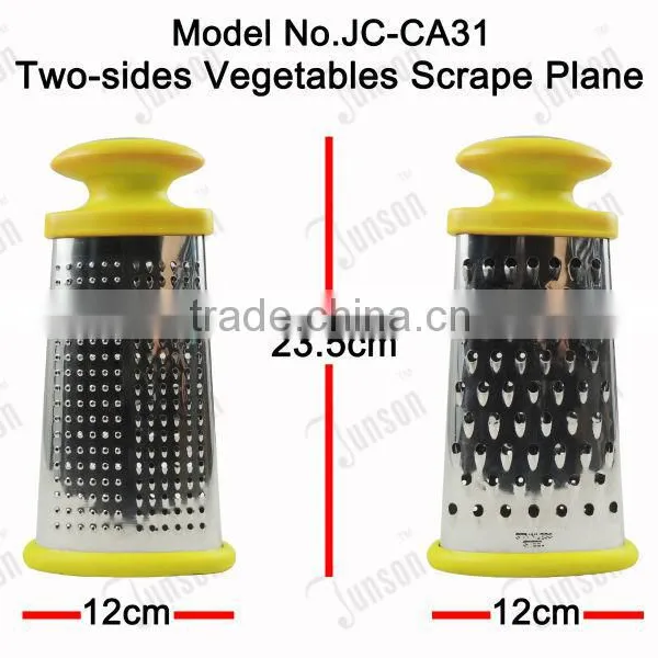 Two-sides Vegetables Scrape Plane/Goose Egg Shape Rutter/Stainless Steel Fruit Peeler photo-2