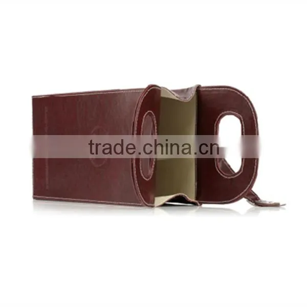 Packaging Products Cheap Leather Wine Bottle Gift Box photo-3
