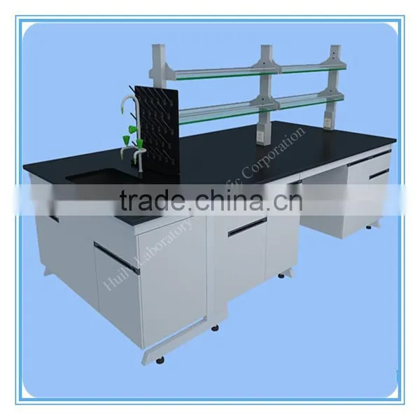 Medical College Chinese Modern Design Laboratory Wood Side Table photo-2