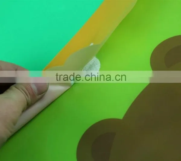 Cute Cartoon Bear Plastic File Folder With Magic Tape, Magic Button a3 a4 Plastic Envelope, Plastic pp File Bag for Office photo-4