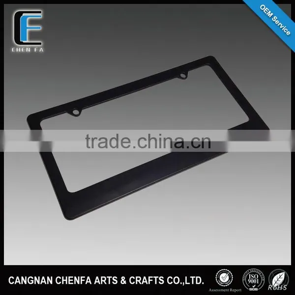 Custom USA Standard Black ABS Plastic License Plate Frame ,car License Frame