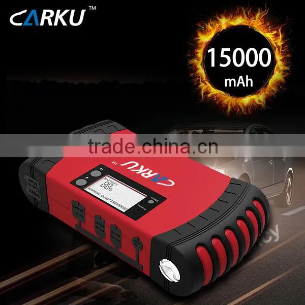 15000mAh Toyota Parts Accessories Tool Set Multi-function Powerbank LCD Display Auto Battery Portable Vehicle Car Jump Starter photo-2