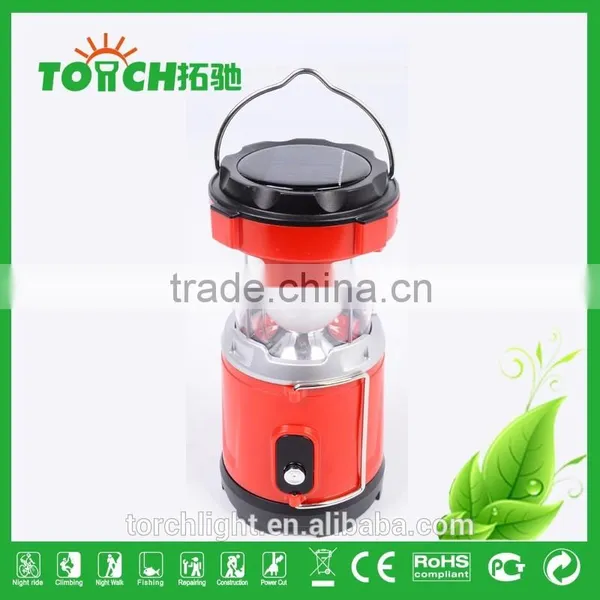 Promotion Solar Rechargeable LED Camp Lamp With Charger Emergency Usage for Outside Camping and Hiking Camping Light photo-3
