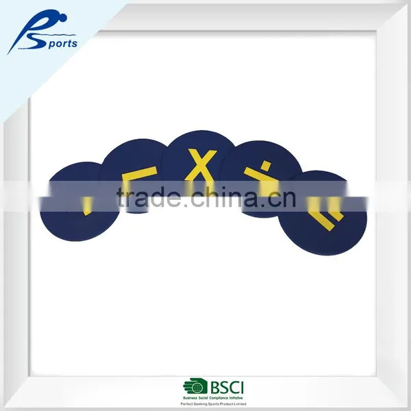 High Quality Pvc 9" Round Mark Mat For Math Training photo-3