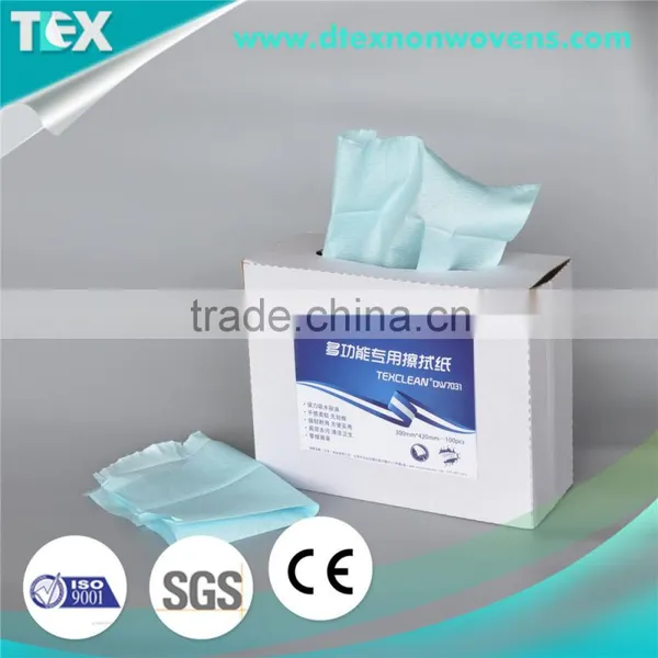 Converted POP-UP Industrial Clean Wiper 12''*16.5''*100 Pcs Replaced Sontara Quality Choice photo-3