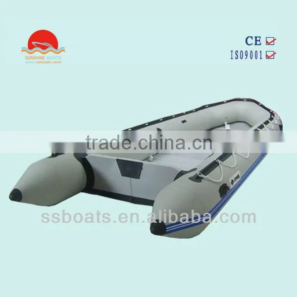 Sunshine PVC 3.2m v Hull Aluminum Inflatable Assault Boat Quality Choice photo-2