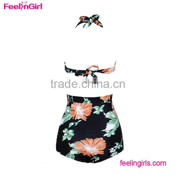 Ladies Swimwear Latest Fashion Bikini High Waist photo-3