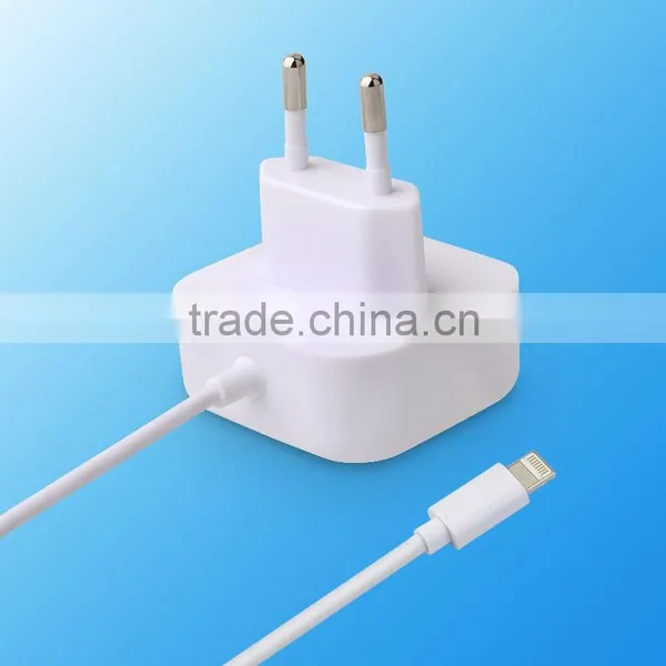 EU Plug 5V / 2.4A Multi Usb Micro Travel Charger for Mobile Phone photo-3