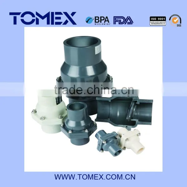 2016 China Manufacturing Dn32 Upvc Butterfly Valve With Stainless Steel Shaft 316 photo-3