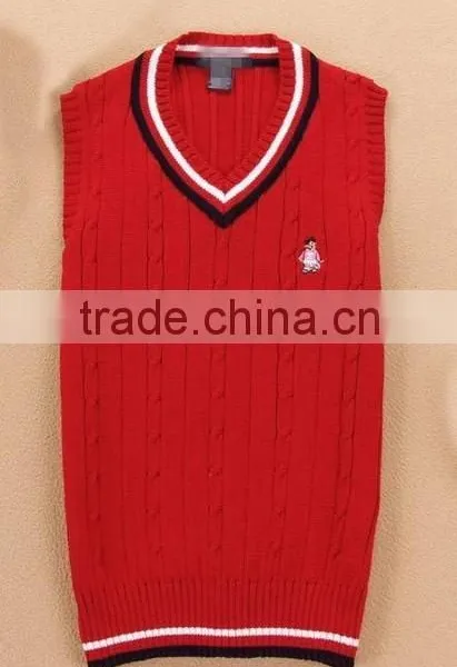 Boy's School Uniform Sweater V Neck photo-2