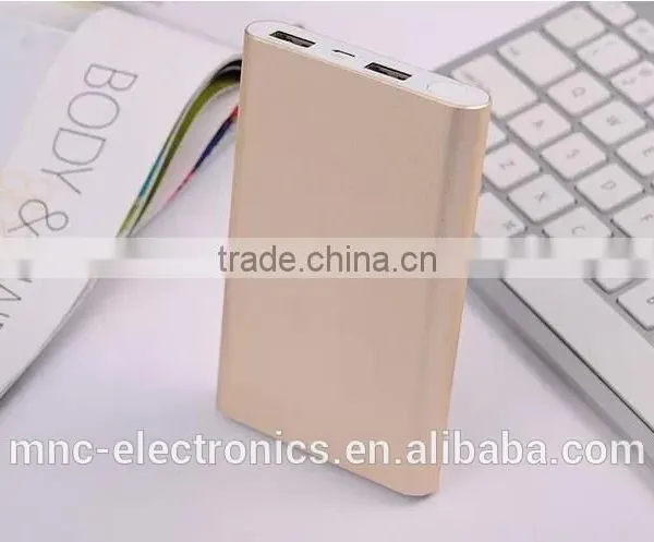Slim Design 10000mAh Dual Usb Output Mobile Phone Power Bank Charger With Custom Laser Engraving Logo and Gift Box Package photo-6