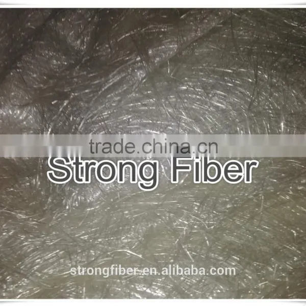 CUT PIECES OF FIBERGLASS CHOPPED STRAND MAT