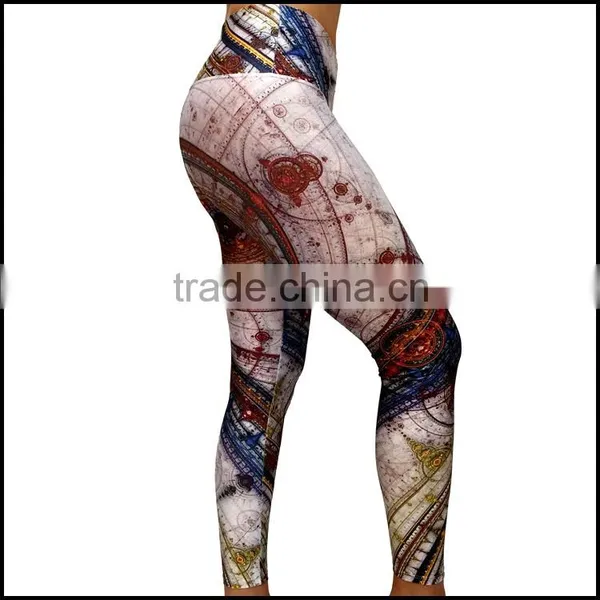 2015 Custom Design Sweatpants 3d Printing Leggings Pants Design for Women photo-2