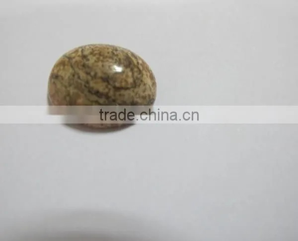 Picture Jasper 13*18mm Oval Cabs-loose Gemstone and Semi Precious Stone Cabochon Beads for Jewelry Components