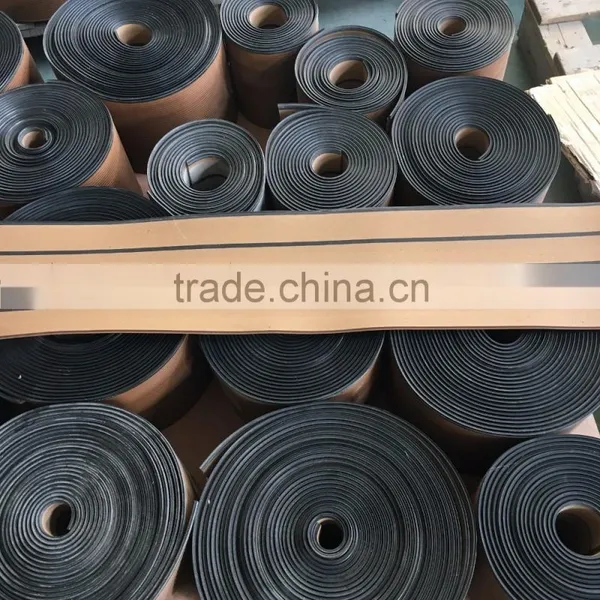 PVC Flooring Roll Synthetic Marine Decking Teak Decking EU CE SGS Standard 190*5mm photo-4