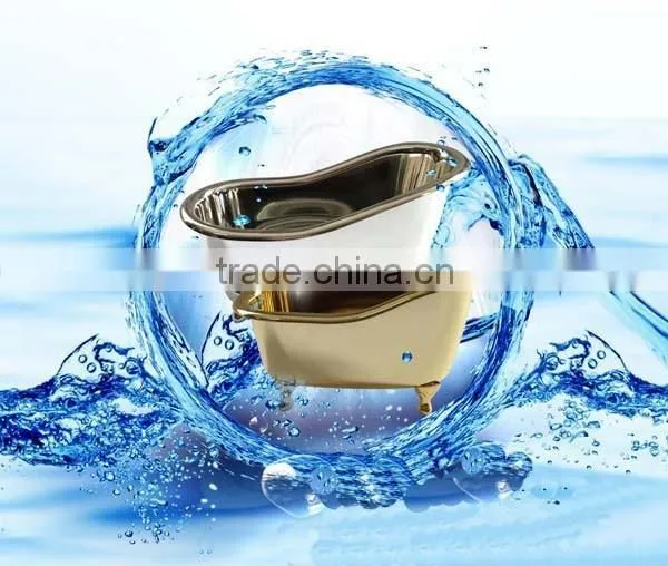 Golden bathtub shape container, PP container