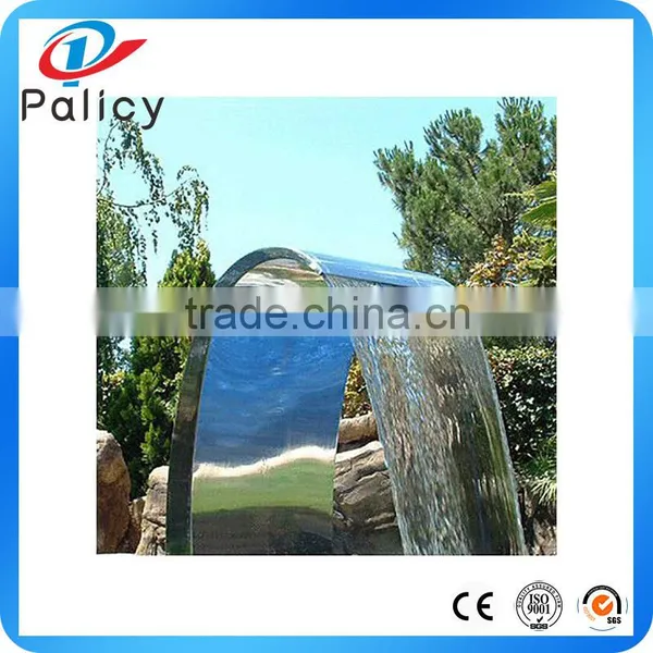 Wholesale Price Modern Stainless Steel Swimming Pool Waterfall Fountain photo-3