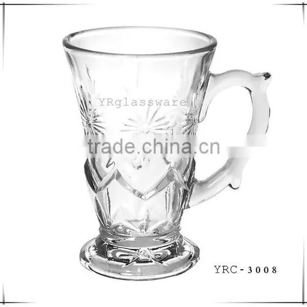 High Quality Cheap Water Glass Cup With Handle photo-5