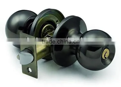 Best Selling Institution ORB Black Knobs Lock for Storeroom photo-3
